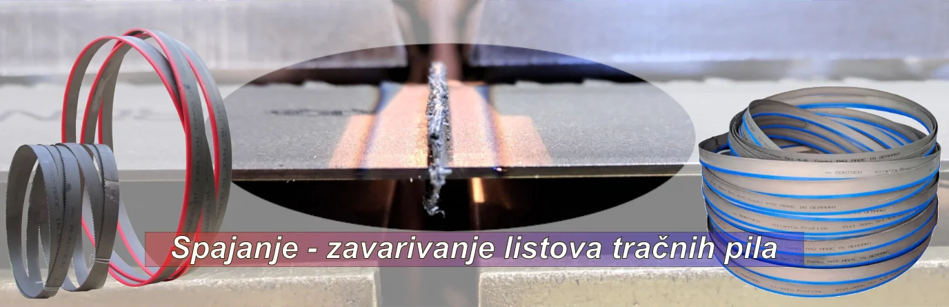 Zavarivanje listova tračnih pila