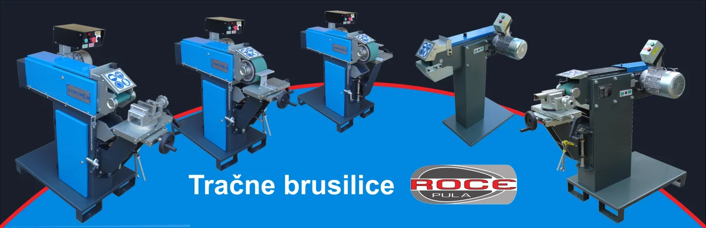 Tračna brusilica za brušenje radijusa na cijevima roce
